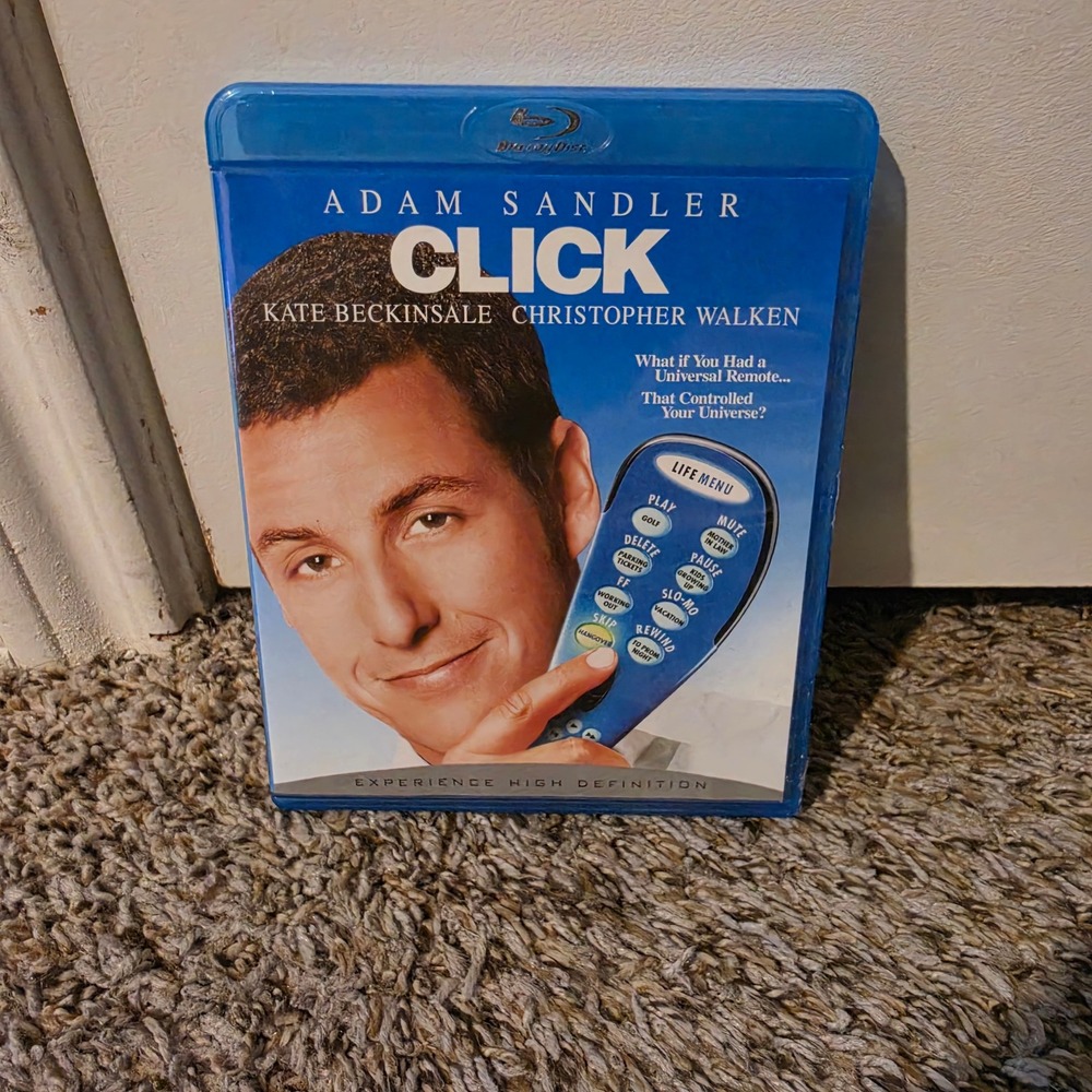 Click Blu-ray Adam Sandler Kate Beckinsale Christopher Walken 2006 Comedy Movie